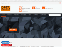 Tablet Screenshot of dpta.com